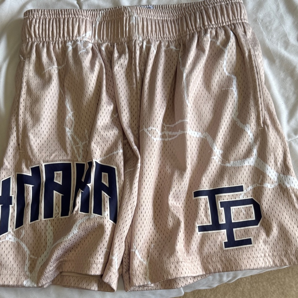 Inaka Power Beige Mesh Shorts